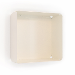 Étagère murale en acier Améthyste coloris blanc