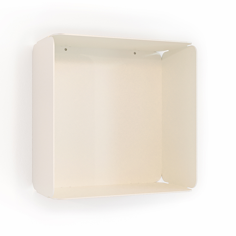 Étagère murale en acier Améthyste coloris blanc