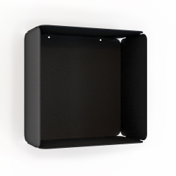 Étagère murale en acier Améthyste coloris noir