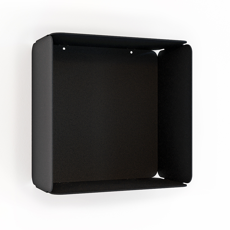 Étagère murale en acier Améthyste coloris noir