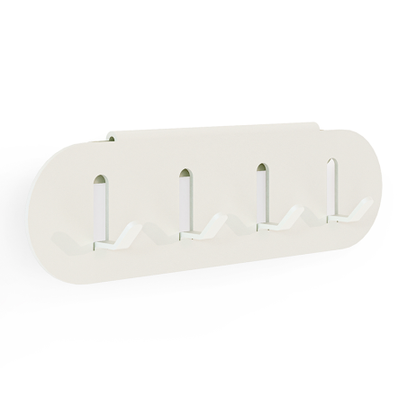 Porte clés en acier Nacre coloris blanc Porte clés en acier Nacre coloris blanc