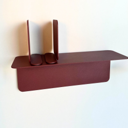 Étagère murale en acier Aventurine coloris red brown