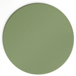 Echantillon d'acier thermolaqué coloris vert