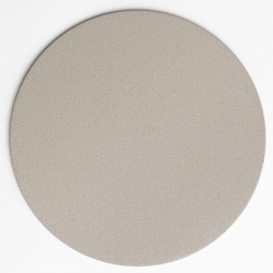 Photo d'un échantillon d'acier thermolaqué coloris champagne métallisé