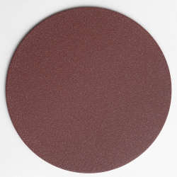 Photo d'un échantillon d'acier thermolaqué en red brown métallisé