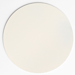 Photo d'un échantillon d'acier thermolaqué coloris blanc