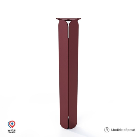 Pied pour table basse Jaspe en acier coloris red brown Pied pour table basse Jaspe en acier coloris red brown