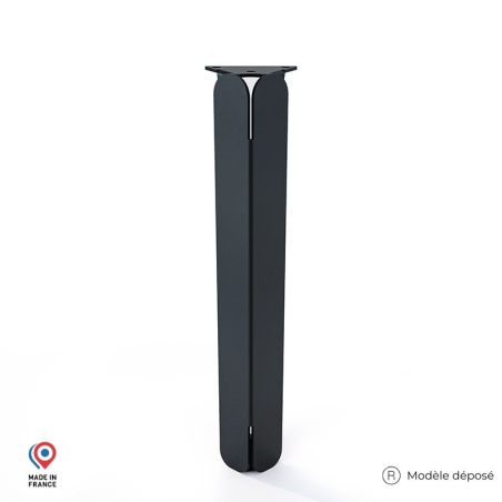 Pied pour table basse Jaspe en acier coloris noir Pied pour table basse Jaspe en acier coloris noir
