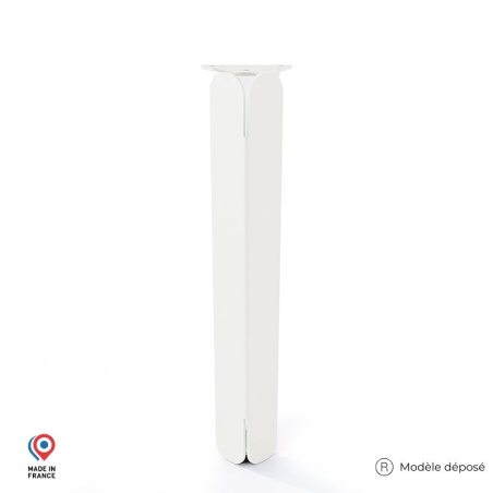 Pied pour table basse Jaspe en acier coloris blanc Pied pour table basse Jaspe en acier coloris blanc