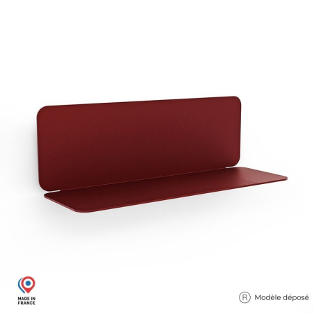 Étagère murale en acier Aventurine coloris red brown métallisé Étagère murale en acier Aventurine coloris red brown métallisé