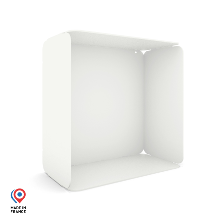 Étagère murale en acier Améthyste coloris blanc