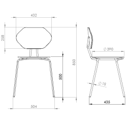 plan chaise Estrella